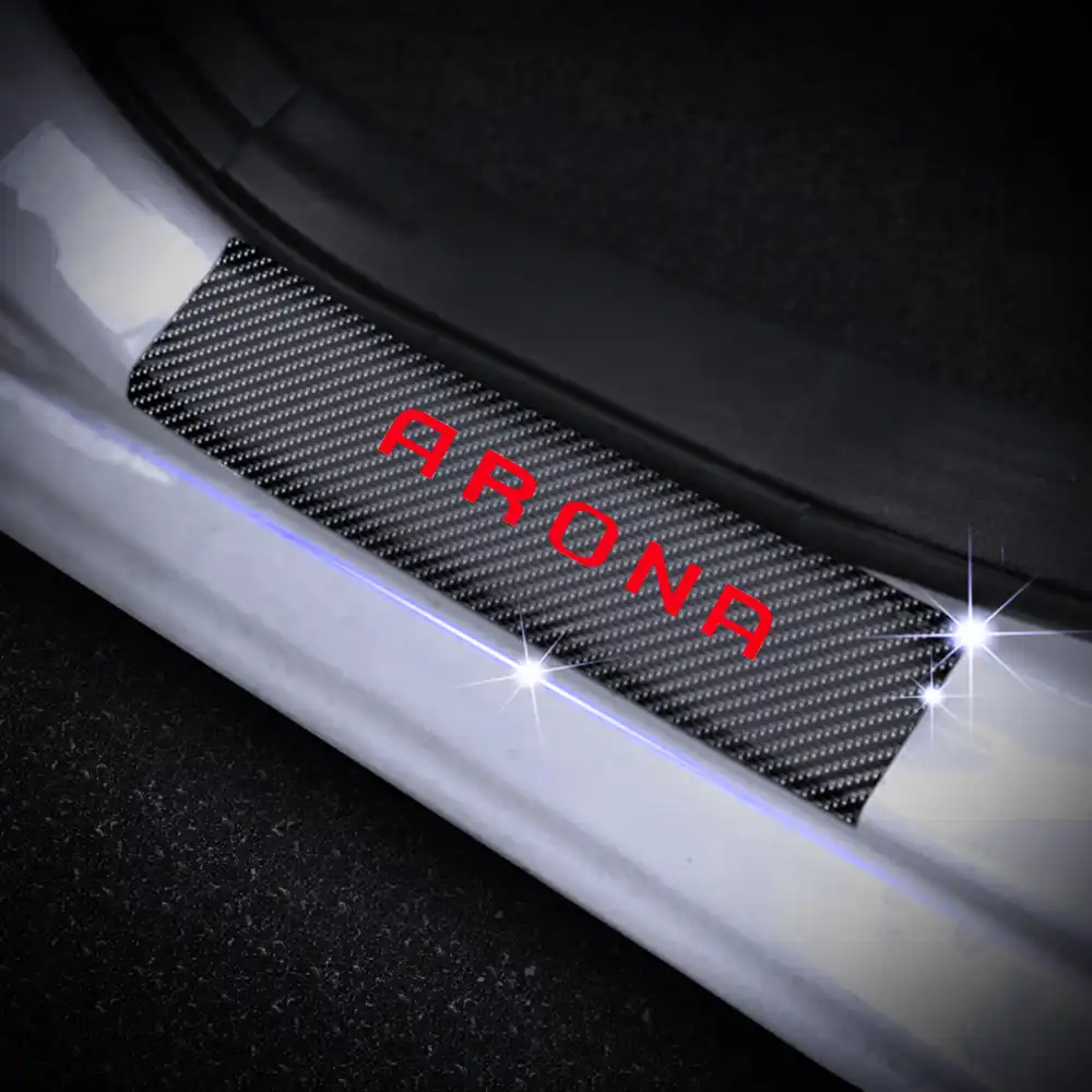 Stainless Car Door Entry Guards Cover Protector Threshold Kick Plates Welcome Pedal Plate Car Styling Accessories TQGG Guard Scuff Plate For SEAT Arona 4pcs