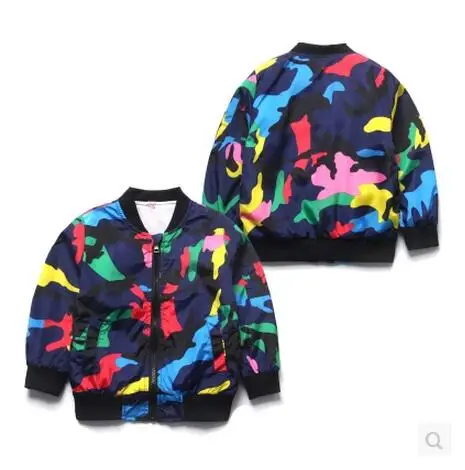 

Baby clothes 2017 spring and autumn 1-2-3-4-5 years old boy zipper shirt floral Windbreaker children's Windbreaker coat tide