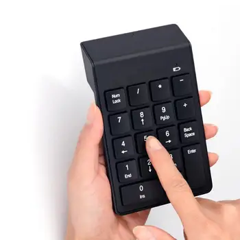 

2020 New 2.4GHz Wterproof Wireless USB Numeric Keypad Numpad Number 18 Keys Pad r30