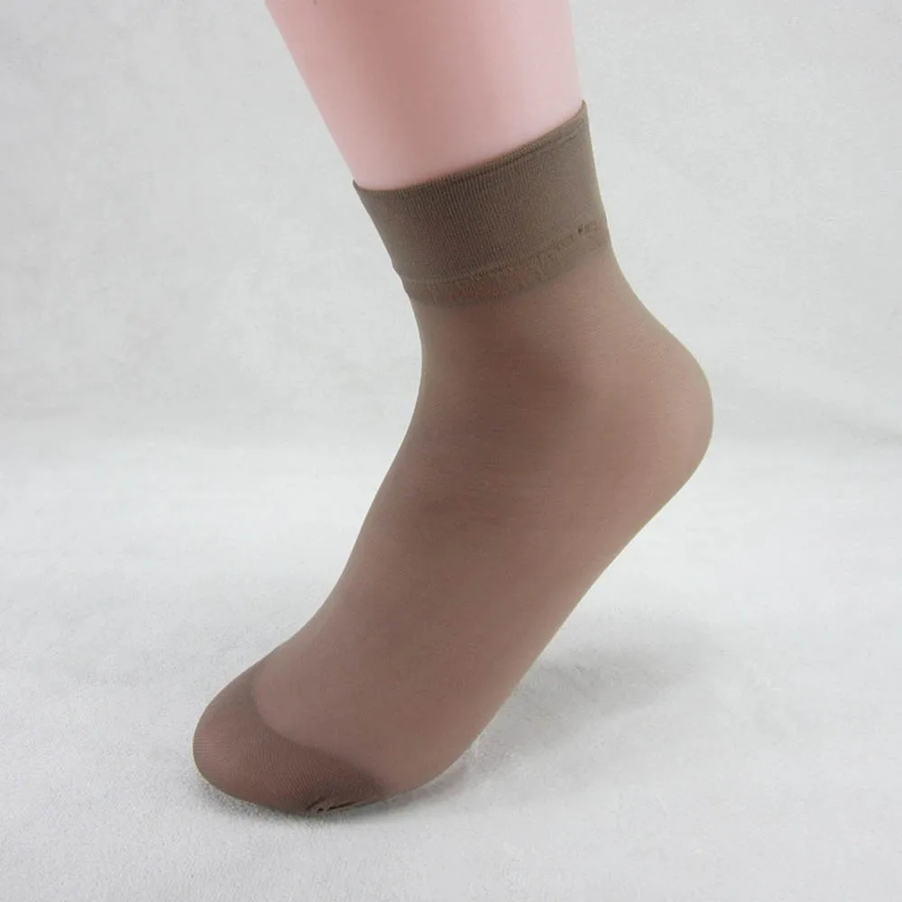 10 пар/уп. Горячая Распродажа, высокое качество, женские летние бархатные носки, женские носки, тонкие шелковые прозрачные носки до лодыжки, женские носки