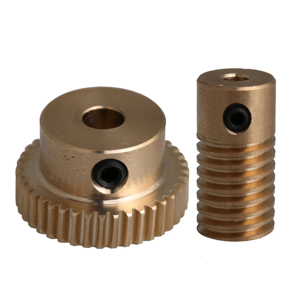 CNBTR 0.5 Modulus 40T Brass Worm Gear Wheel & 3.17mm Hole Dia Gear