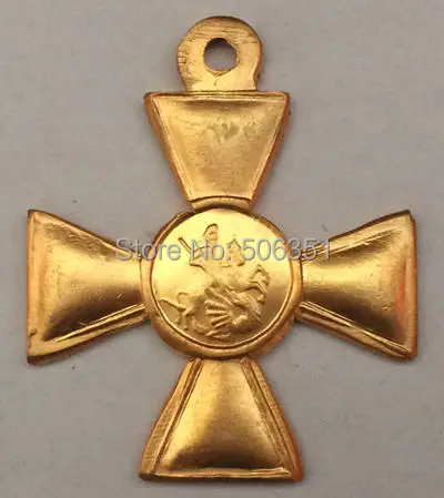 24-k gold plated Russia medal copy