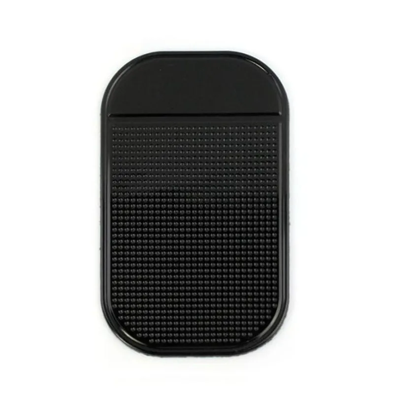 Автомобильный гаджет противоскользящая приборная панель липкий коврик универсальный высокое качество нескользящий коврик держатель для gps сотового телефона 6 цветов - Название цвета: Black