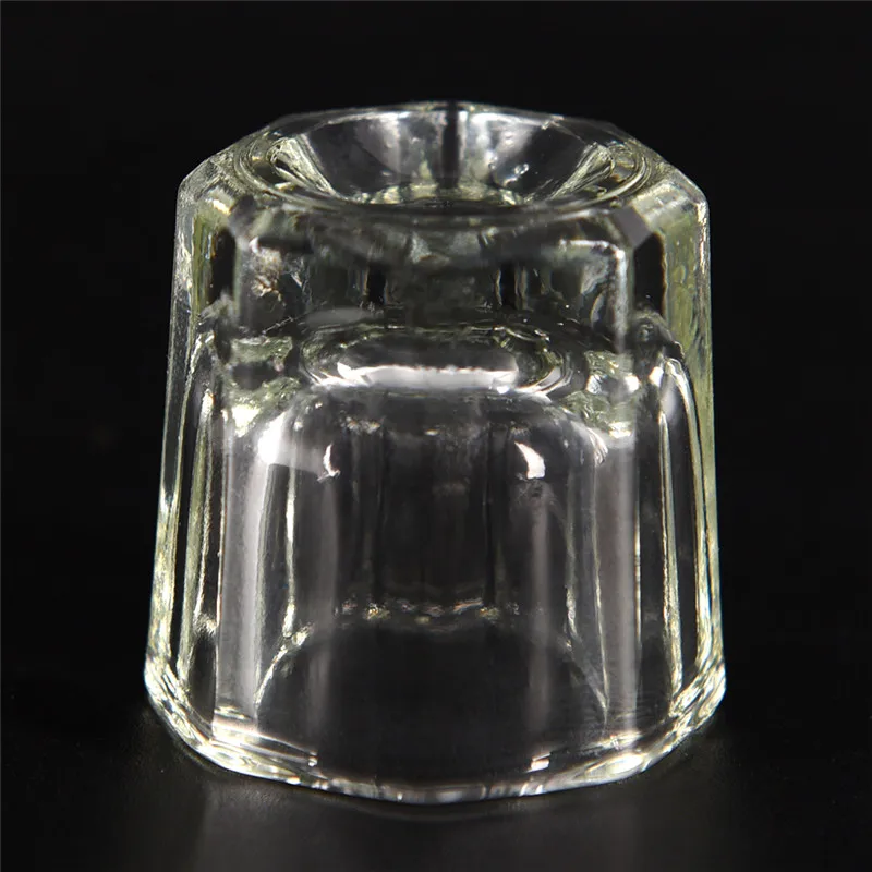 1Pcs Acrylic Liquid Glass Acrylic Powder Dappen Dish Crystal Glass Cup For Acrylic Nail Art Clear White Color Transparent Kit