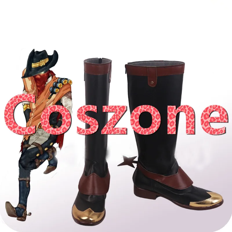LOL Khada Jhin The Virtuoso Cosplay Shoes Boots Halloween Carnival Costume Accessories | Тематическая одежда и униформа