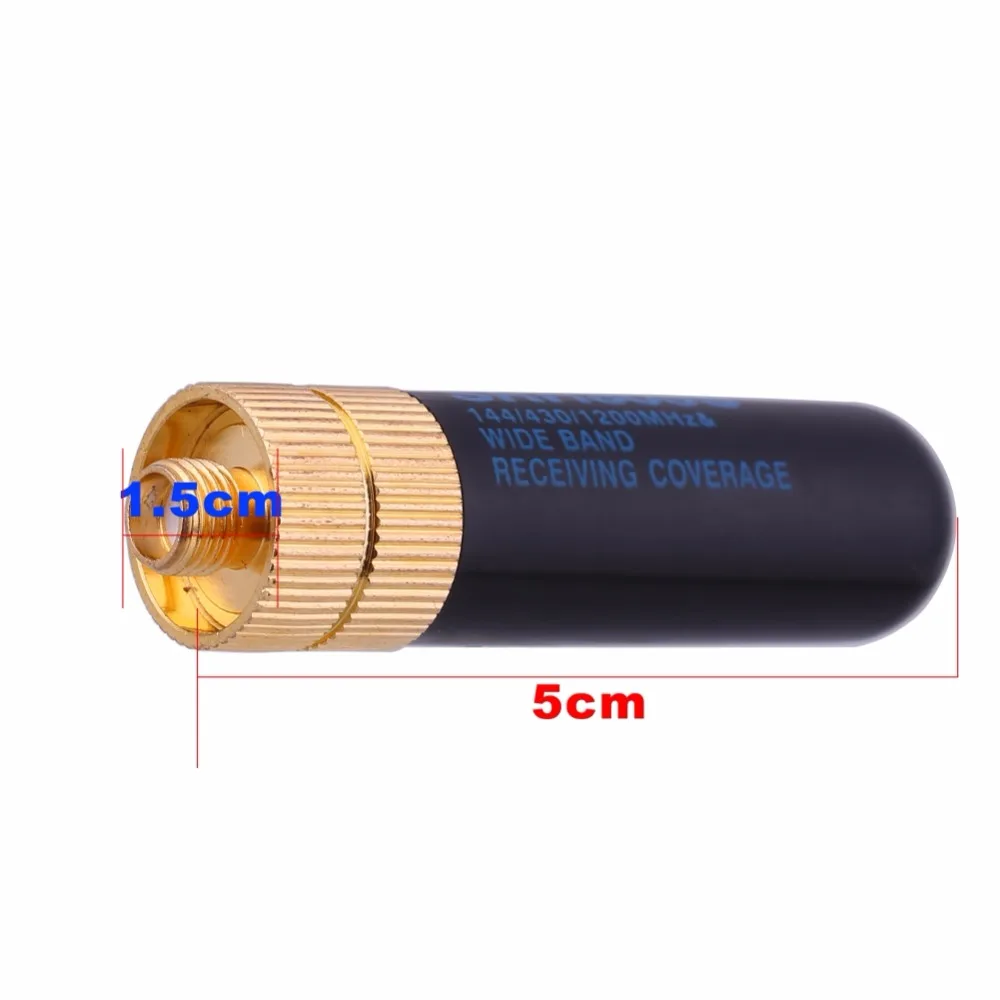 SRH805S SMA-F Женская UHF/VHF антенна для радио TK3107 2107 PUXING QUANSHENG Baofeng UV-5R серия TG-UV2 рация