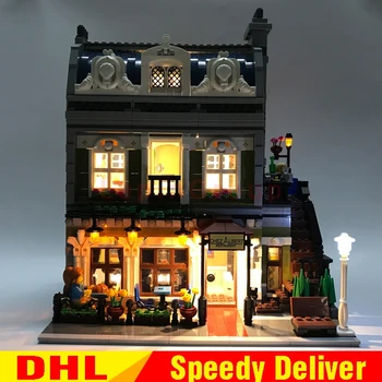 

LP 15010 DIY LED Light MOC City Street Model Building Block Set Bricks Kit Set LPings toys Clone 10243