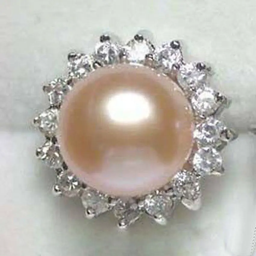 

Chrming Pink Koy Cultured Perl Womn's Ring :7 8 9