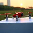 Cheap Mini Quadcopter 2 pcs 3.7V 500mAh Lipo Battery 4CH Transmitter & Camera&F3 brushed FC Drone For FPV Remote Control Aircraft