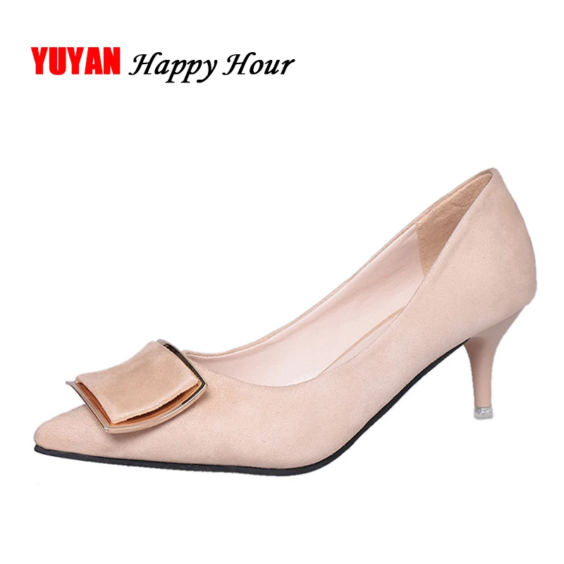 

New 2018 Sexy High Heels Women Heeled Shoes Pointed toe Fashion Women's Pumps Office Ladies Brand Shoes Thin Heel 5cm ZH2259