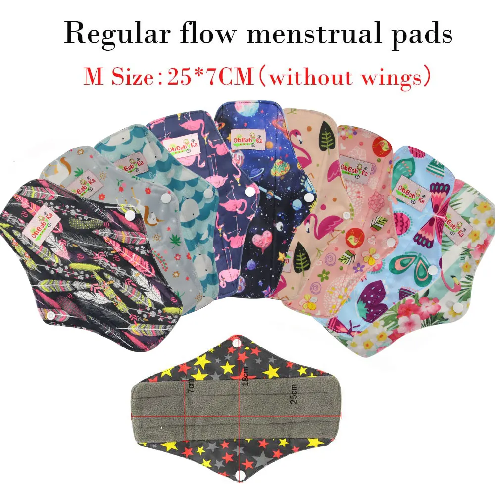 Ohbabyka многоразовая моющаяся влажная сумка для гигиенических подушечек для менструальных гигиенических подушечек для мамы гигиеническая подушечка для полотенец прямая поставка 6 цветов