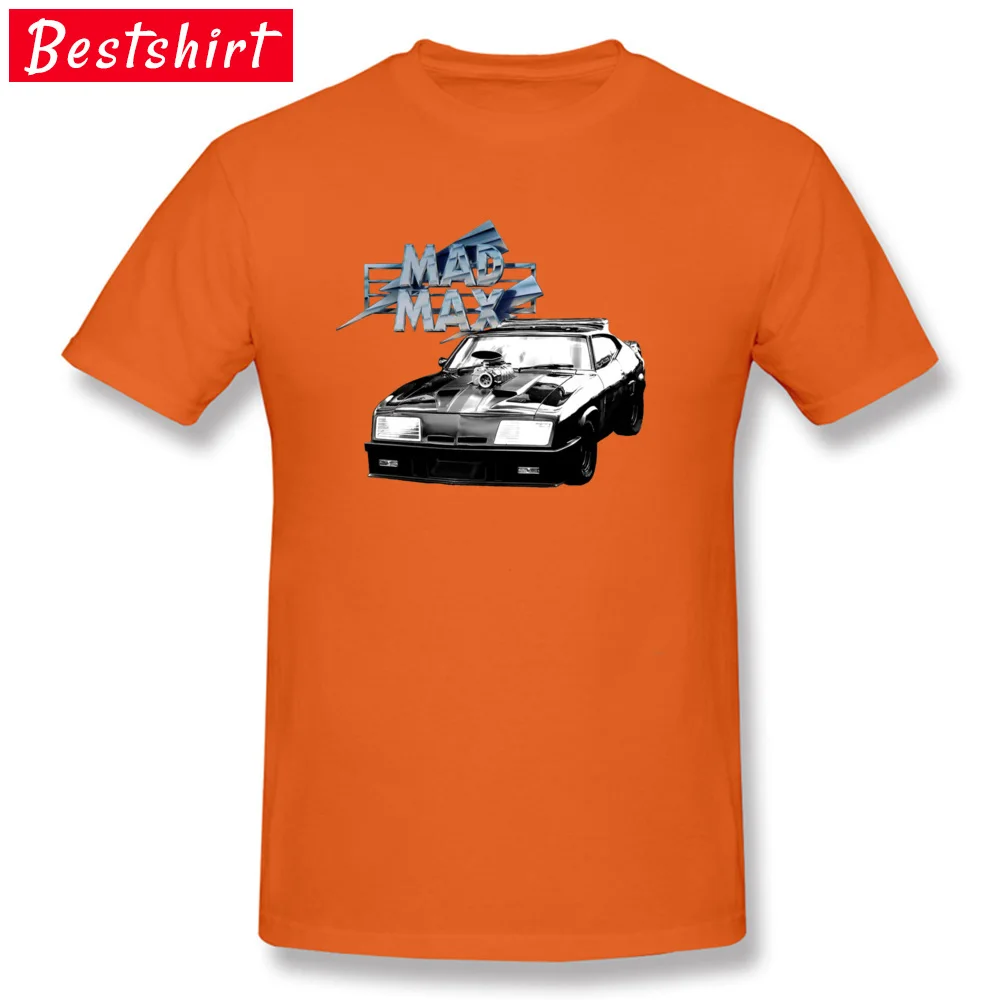 Mad Max Interceptor 11912 Tees Wholesale Round Collar Print Short Sleeve Pure Cotton Men T Shirt Summer Tops Tees Mad Max Interceptor  11912 orange