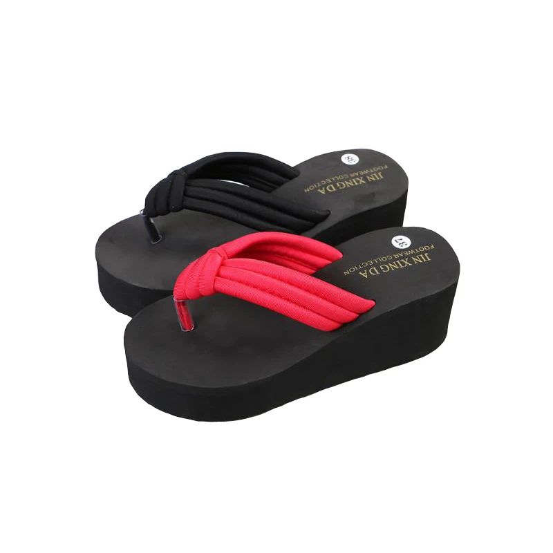 

2019 new women's slippers high quality leisure home flip-flops wear-resistant increased lightweight women's shoes