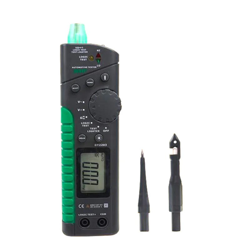

DY2203 Pen Type Digital Automotive Circuit Tester Multi-function Automotive Tester Multimeter Logic level test and Test Light