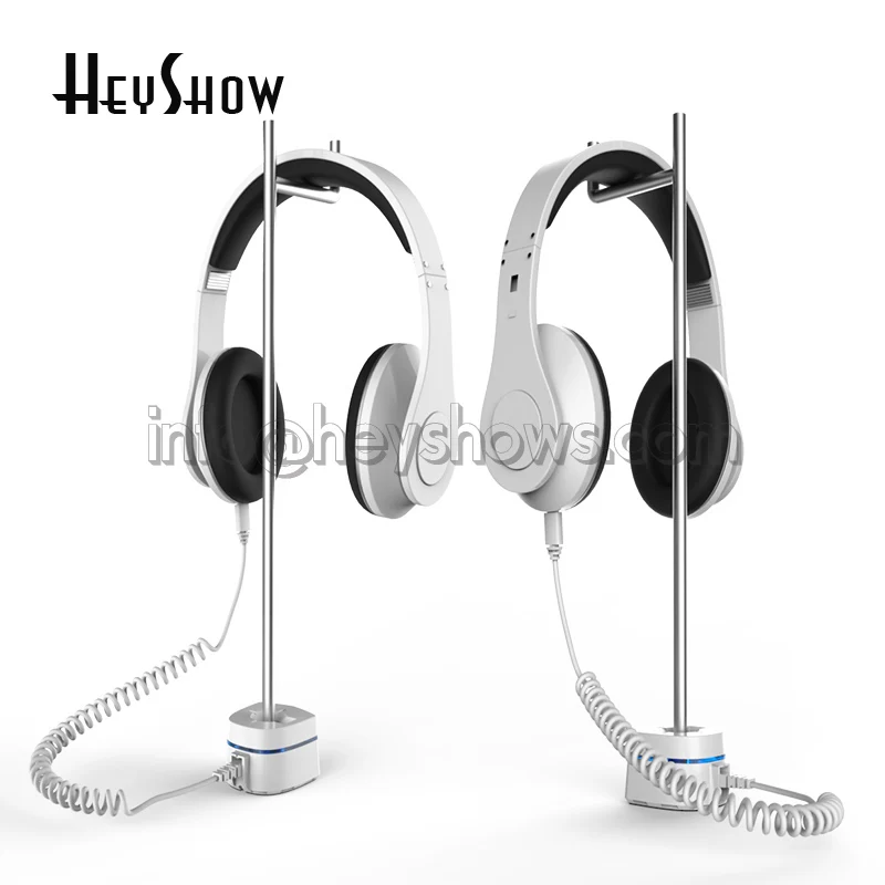 10PCS Headset Security Stand Anti Theft For Beats Headphone Display Holder Sony EarPhone Burglar Alarm JBL Earpiece Display