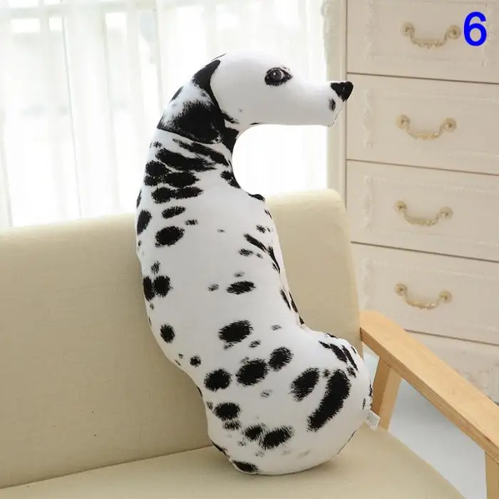Новая 3D собака печать милые животные Подушка плюшевая кукла игрушка детский подарок декор для домашнего дивана