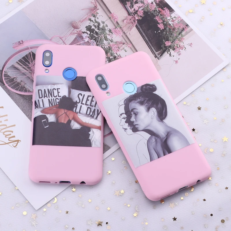 Для Xiaomi Mi Redmi Note 5 6 7 8 9 10 lite Pro Plus Girl Harajuku модный классный силиконовый чехол для