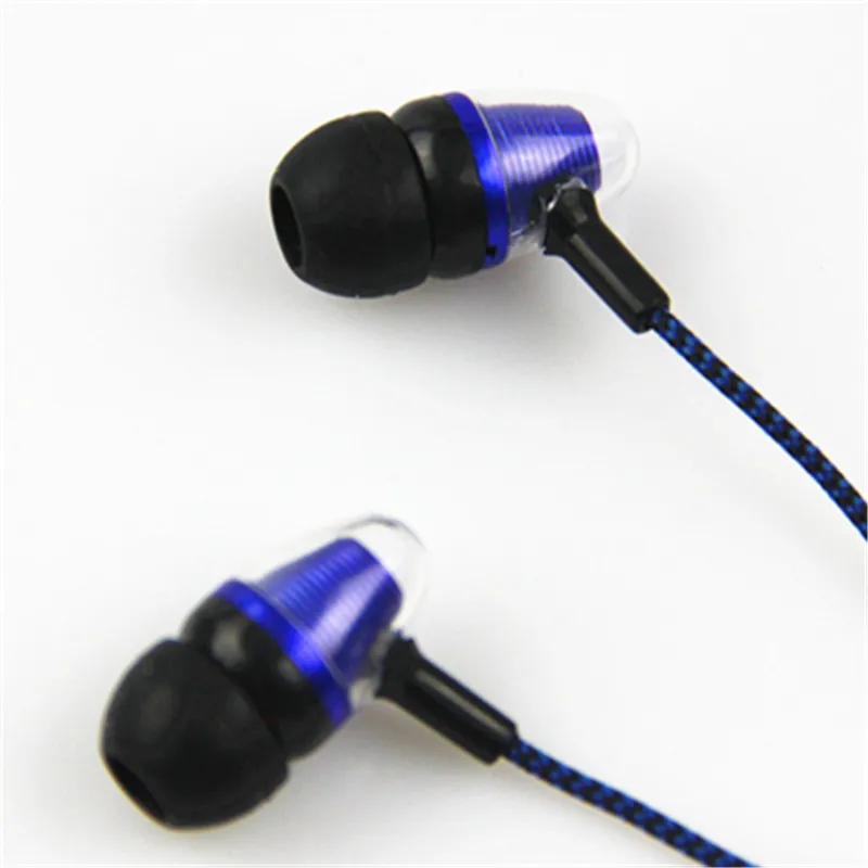 MP3/mp4 Roping Stereo Subwoofer Earphone In Ear Headset Earbud 1.1M