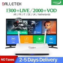 Dalletektv Android IPTV Box TV Receivers Arabic French IPTV Subscription 1 Year QHDTV Dutch Belgium Arab