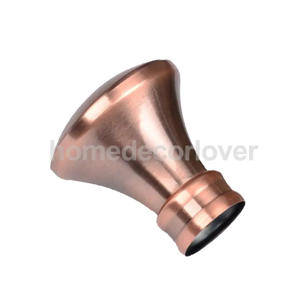 1 Piece Retro Curtain Pole Rod Finials Ends Heads 28mm