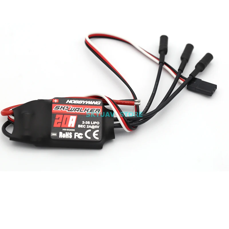 1 шт. контроллер скорости Hobbywing Skywalker 20A ESC с UBEC для RC FPV Quadcopter Самолеты