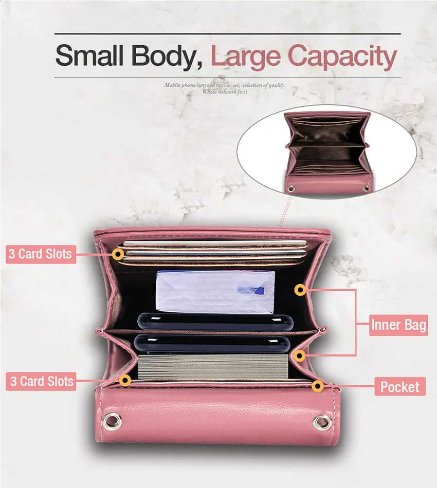 Mini Women Shoulder Bag Wallet Card Slot Phone Bag Fashion Leather Messenger Bags Lady Girls Small Cross Body Bag Handbag Pouch (8)