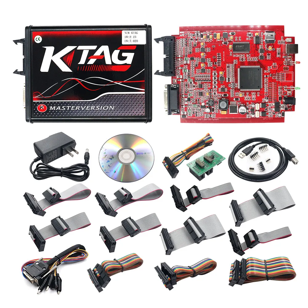 £15.70 Online V253 Eu Red Kess V5017 Obd2 Manager Tuning Ktag
