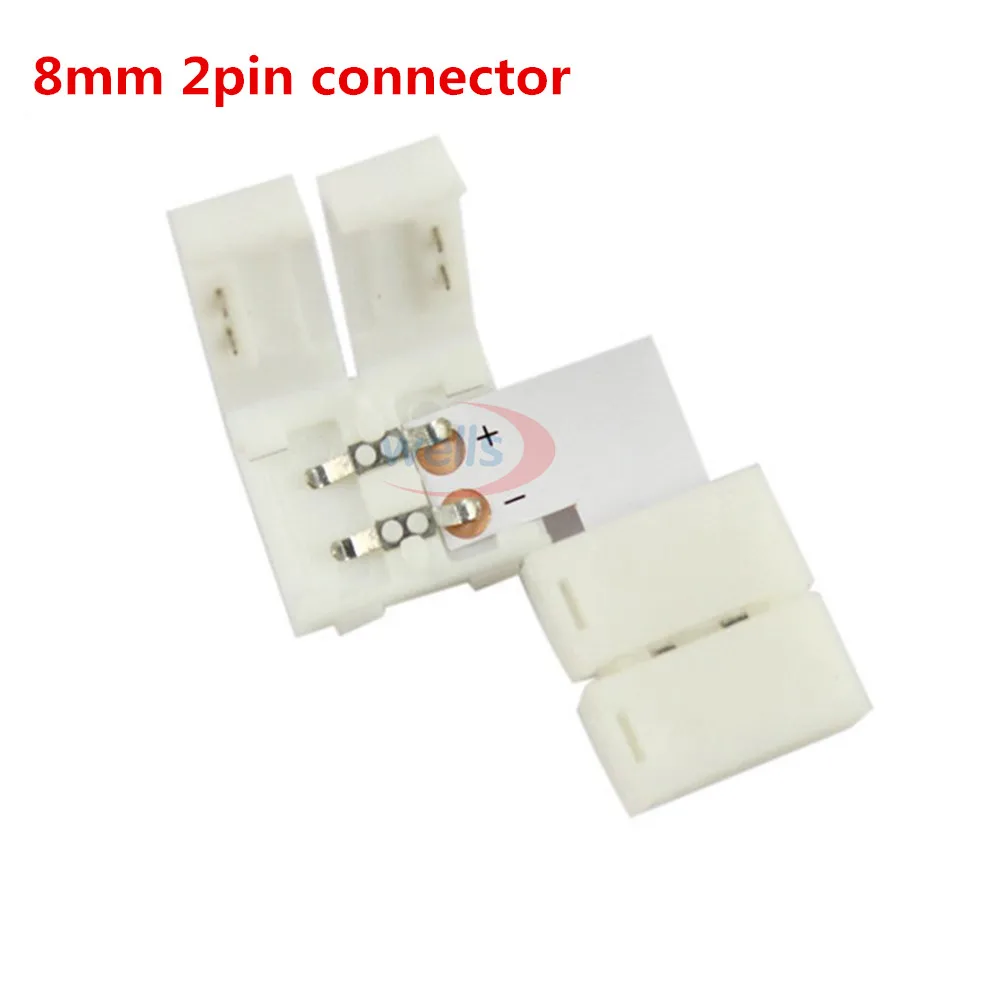 5 PCSfree пайка 2pin L форма PCB плата разъем для одного цвета 3014 3528 5050 5630 Светодиодная