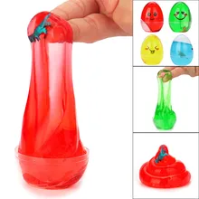 Слизь пластилина игрушки одноцветное Цвет слизь для детей Цветной глины слизь cristal Пластилин игрушки z1229