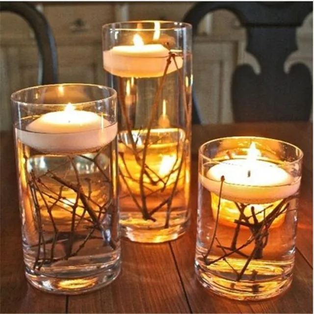 Hot 24 Pcs 1 5 Round Floating Candle Disc For Wedding Party Hot 24 Pcs 1 5 Round Floating Candle Disc For Wedding Party Events Home Table Decoration