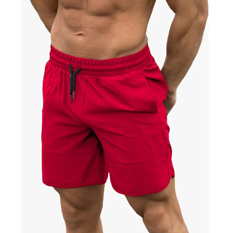 Мужские шорты для бега быстросохнущие тренировки бодибилдинга спортивные шорты из спандекса для бега карманные теннисные тренировочные шорты