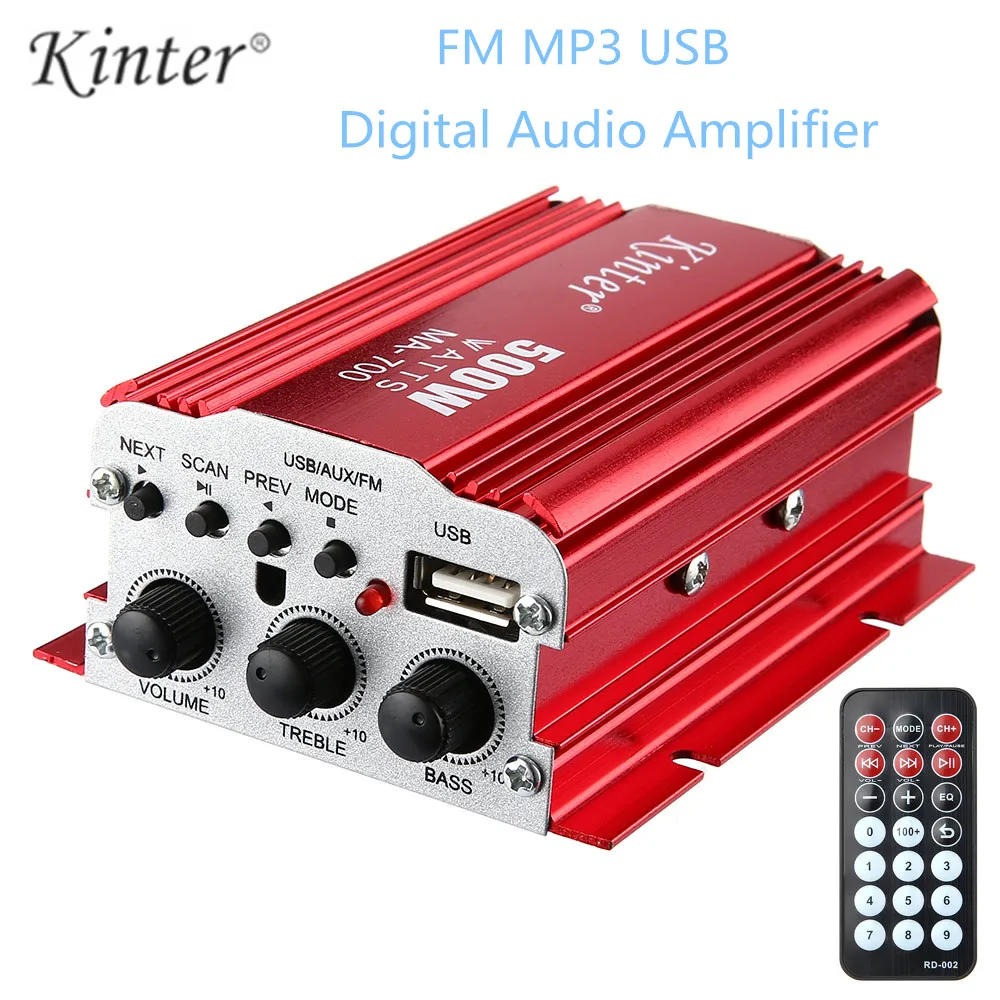 Kinter MA700 IR Control FM MP3 USB Playback Digital Audio