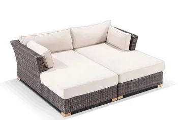 

Sigma latest double bed designs indoor rattan double sided sofa