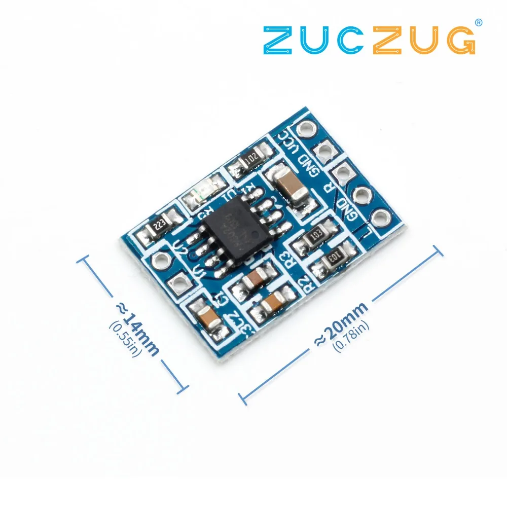 

HXJ8002 Power Amplifier Board Mini Audio Voice Amplifier Module Replace PAM8403