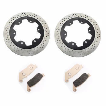 

BIKINGBOY Front Brake Discs Disks Rotors Pads For Triumph Tiger 955i 2001 2002 2003 2004 Thunderbird Sport 885 1998-2003