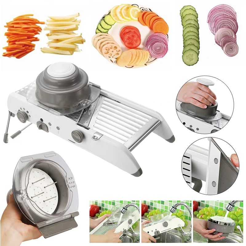 Vegetable Mandoline Slicer Carrot Grater Julienne Potato Friut Cutter