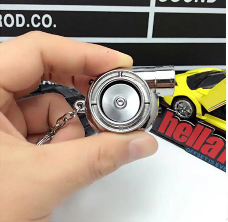 

Windproof USB Rechargeable Electric Turbo Cigar Lighter keychain with LED light