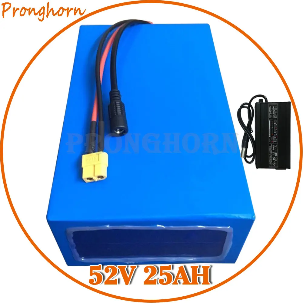 Бесплатная таможенная плата 52V 2000W 1500W батарея для электровелосипеда 51 8 V 25Ah