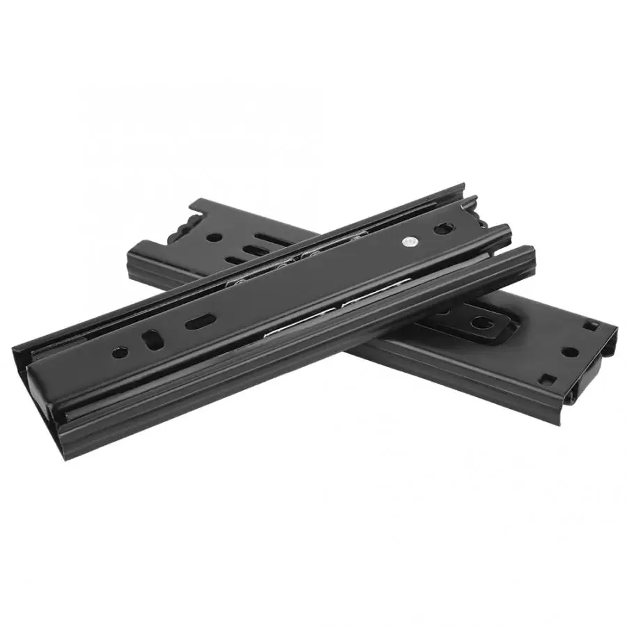 Slide 3 Section Rail Ball Bearing Drawer Slides Glides Runners