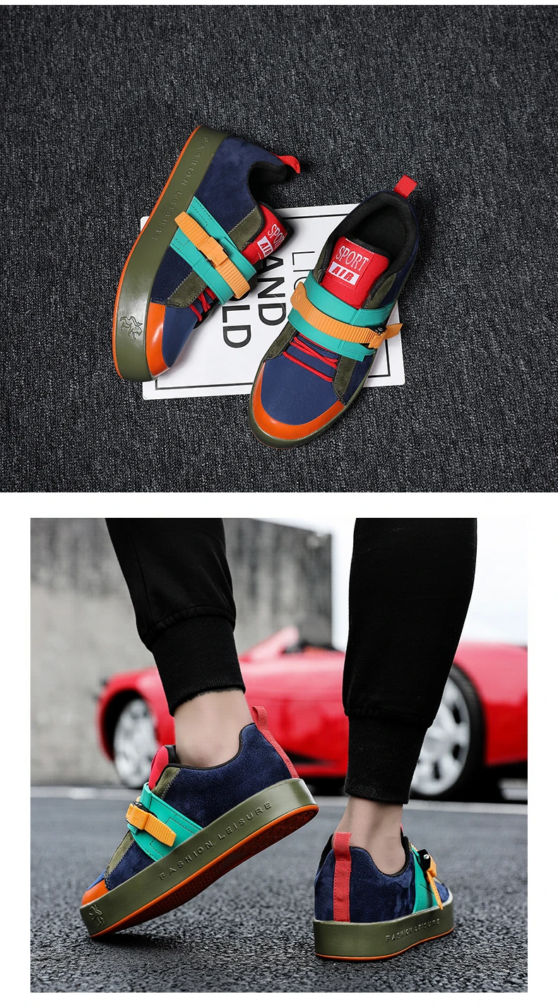 Спортивная обувь для мужчин; цветные кроссовки; Уличная обувь высокого качества на шнуровке; дышащая удобная спортивная обувь на плоской подошве; Мужская Спортивная обувь