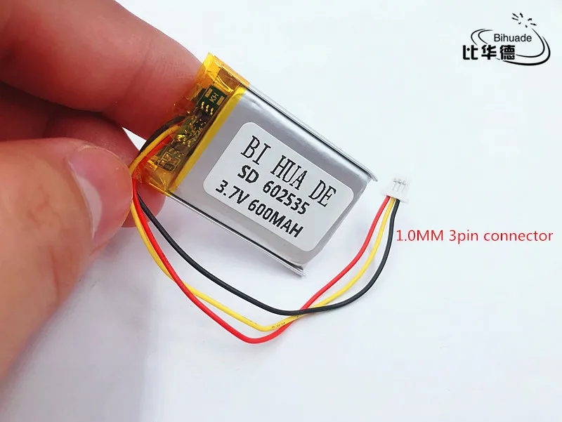 Li-po поставить литиевая батарея литий-полимерный аккумулятор 602535 602535+ 600 мА/ч+, 3,7 V SD