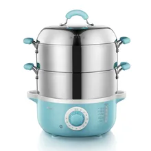 Bear Electric Steamer Steamed Two Layers Stainless Steel Cooker Cooking DZG-240GA