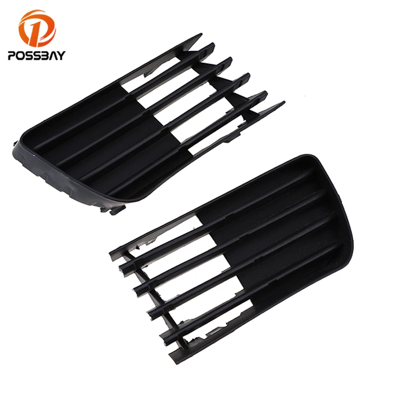 POSSBAY Auto Front Bumper Grille Coche Car Grill Fog Light Lamp Grille Cover Hood for Toyota