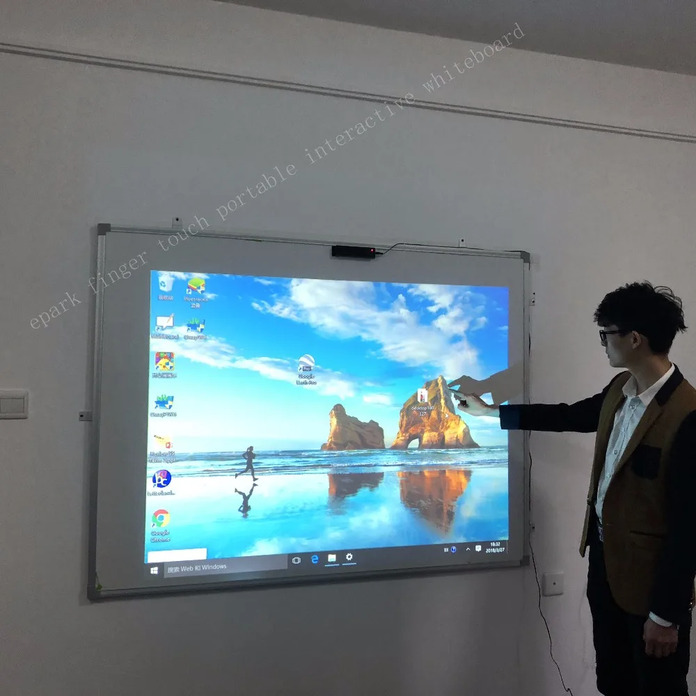 2018 горячая Распродажа портативный ручной сенсорная интерактивная доска FT6 multi пальцем smart board для образования или играть в области