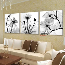 Canvas Oil Painting 3 Piece Modern Transparent Picture Art Print Wall Modular Pictures For Living Room