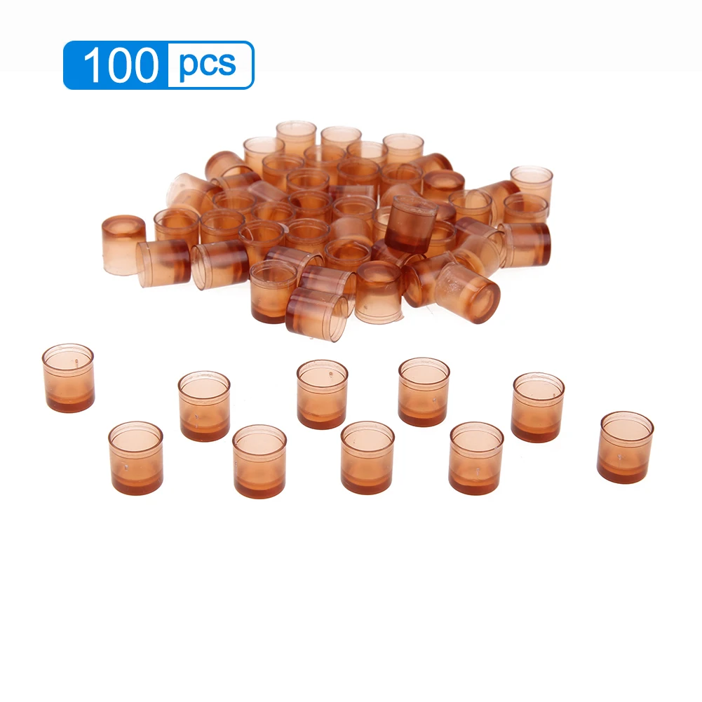 

100pcs Beekeeping Equipment Plastic Bee King Cultivation Cup Apicultura Insect Tools