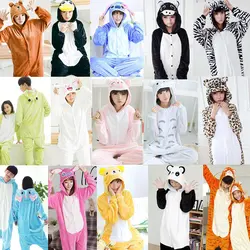 Животного ночное белье цельное пижамы кигуруми кигуруми Harajuku домашняя одежда для женский халат белье Неглиже Мопс взрослых кингуруми