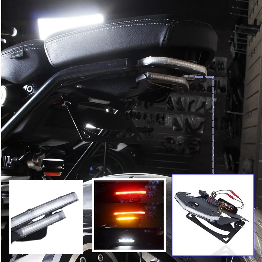 

Motorcycle Signal Lamp For BMW R Nine T R9T 2014 2015 2016 2017 LED Turn Signal Stop Brake License Plate Tail Lights Warning
