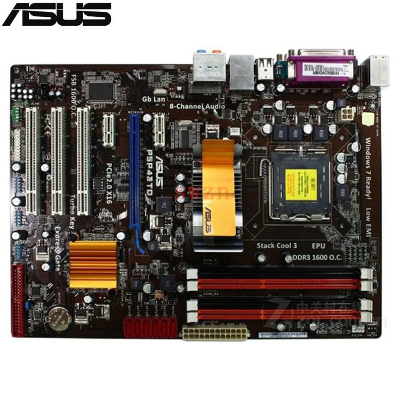 Оригинальный использоваться для настольных ПК ASUS p5p43td P431 Поддержка Socket 775