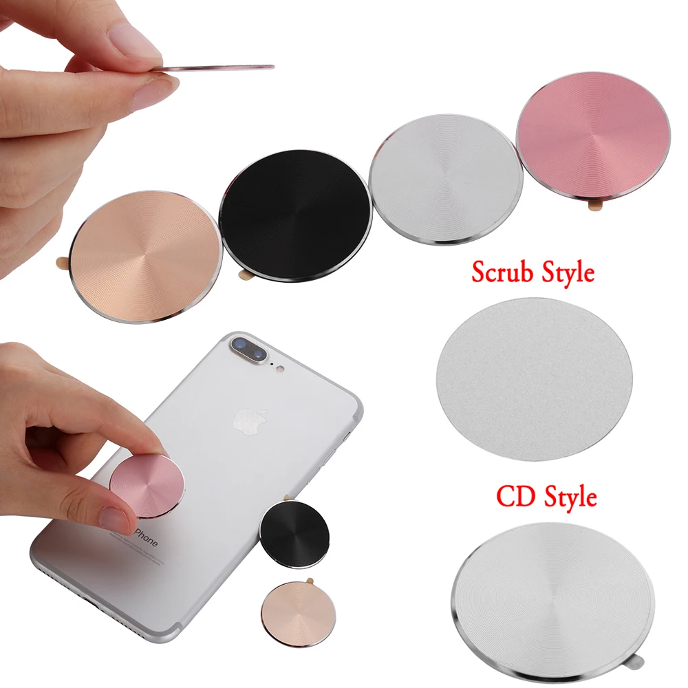 

1PC Mobile Phone GPS Car Magnetic Dash Mount Holder Replacement Metal Plate Stand Auto Decoration Accessories